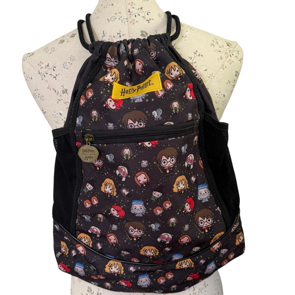 Jujube Harry Potter Cartoon Characters Grab N‎ Go Cinch Sack Backpack Drawstring